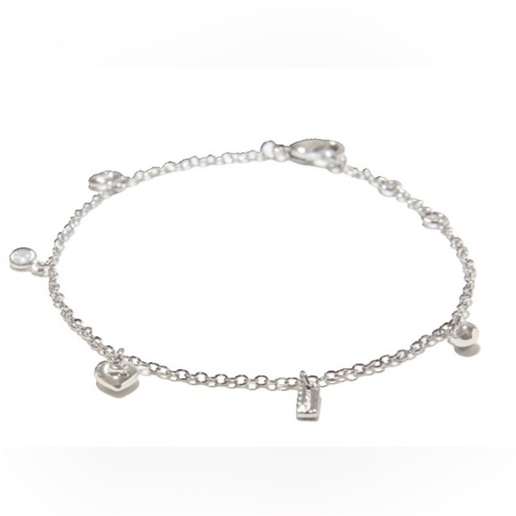 Coach Jewelry - Coach Silver Charm Bracelet